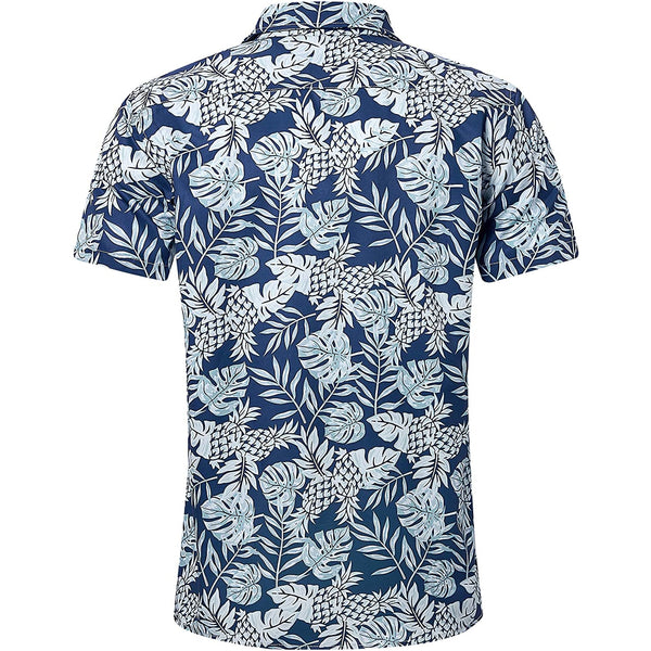Leaf & Pineapple Novelty Hawaiian Shirt