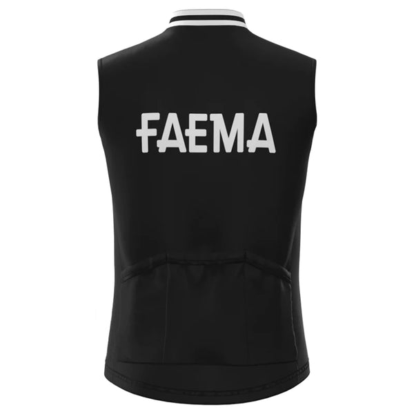 FAEMA Black Retro MTB Cycling Vest