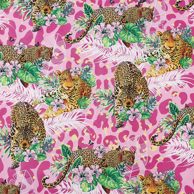 Leopard Pink Funny Hawaiian Shirt
