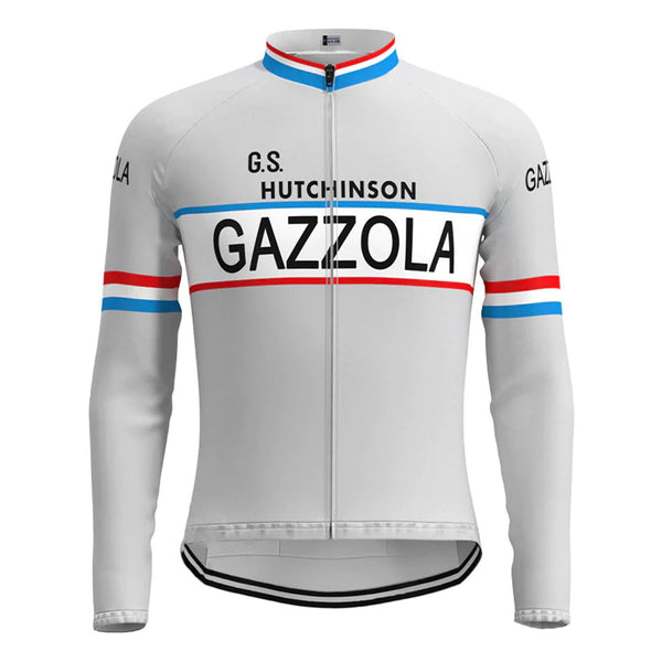 Gazzola Gray Long Sleeve Cycling Jersey Matching Set