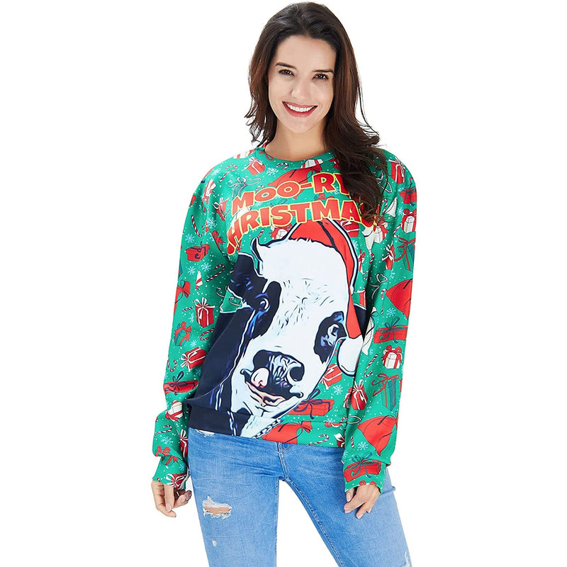 Cows Ugly Christmas Sweater