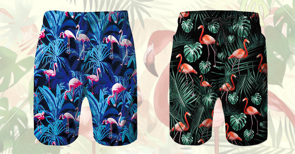 2023 Best Flamingo Funny Swim Trunks