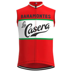 La Casera Peña Bahamontes Red Retro MTB Cycling Vest
