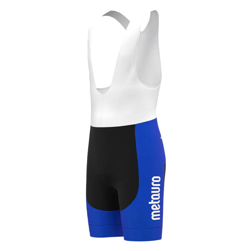 Metquro Mobili Pinarello Blue Vintage Cycling Bib Shorts