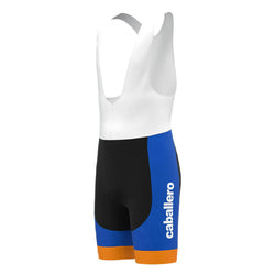 Caballero Blue Retro Cycling Bib Shorts