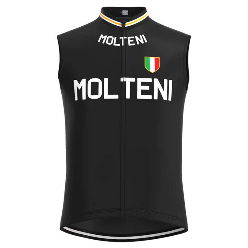 MOLTENI Black Retro MTB Cycling Vest