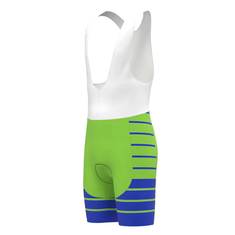 La Redoute Green Retro Cycling Bib Shorts