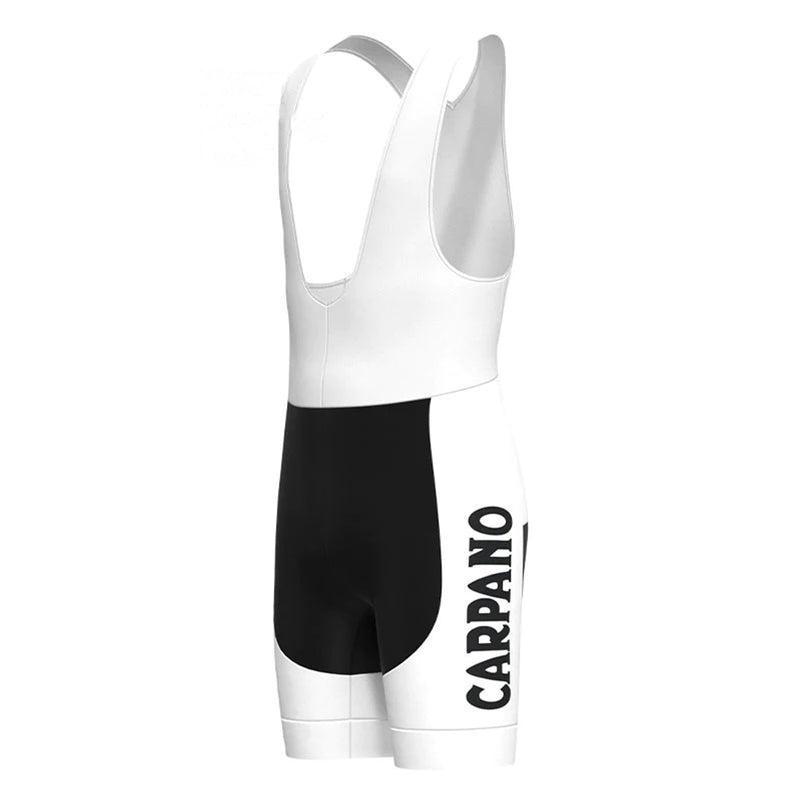 Carpano White Black Vintage Short Sleeve Cycling Jersey Matching Set