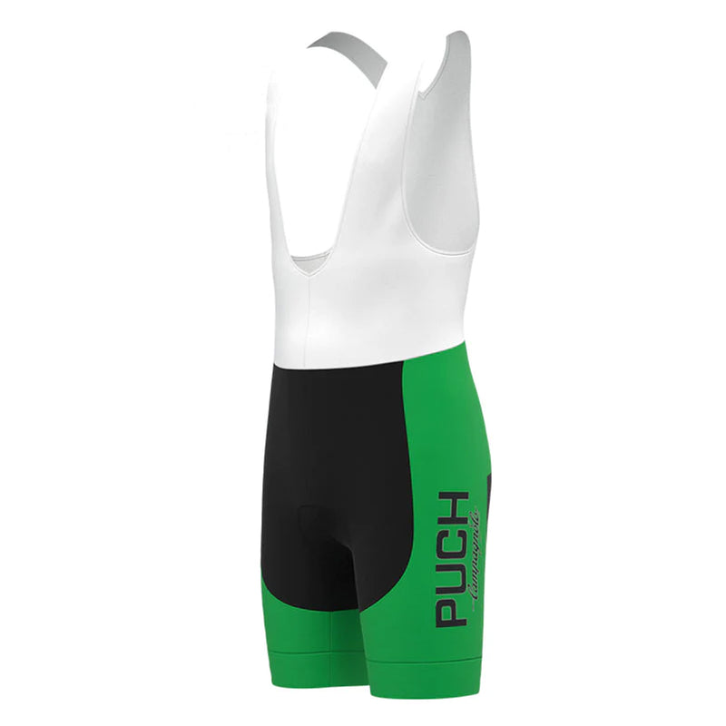 Puch Sem Campagnolo Green Retro Cycling Bib Shorts