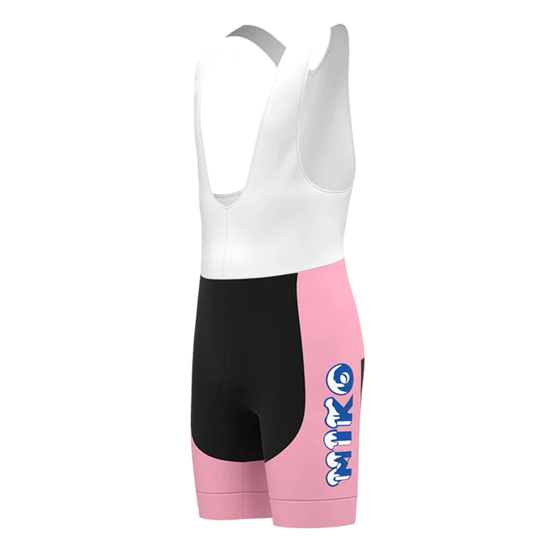 Miko Mercier Pink Vintage Short Sleeve Cycling Jersey Matching Set