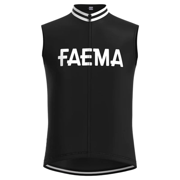 FAEMA Black Retro MTB Cycling Vest