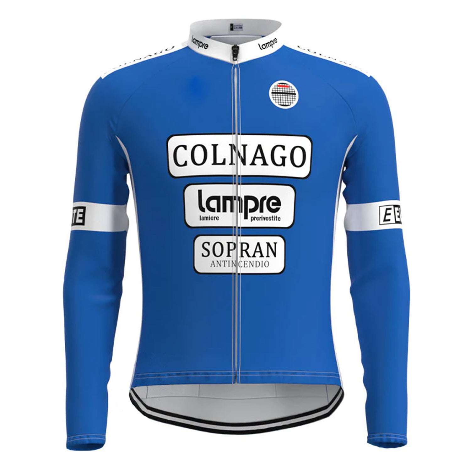 Maillot De Cyclisme Rétro Santini Colnago Lampre Panaria - Taille M, Manches Courtes, Occasion