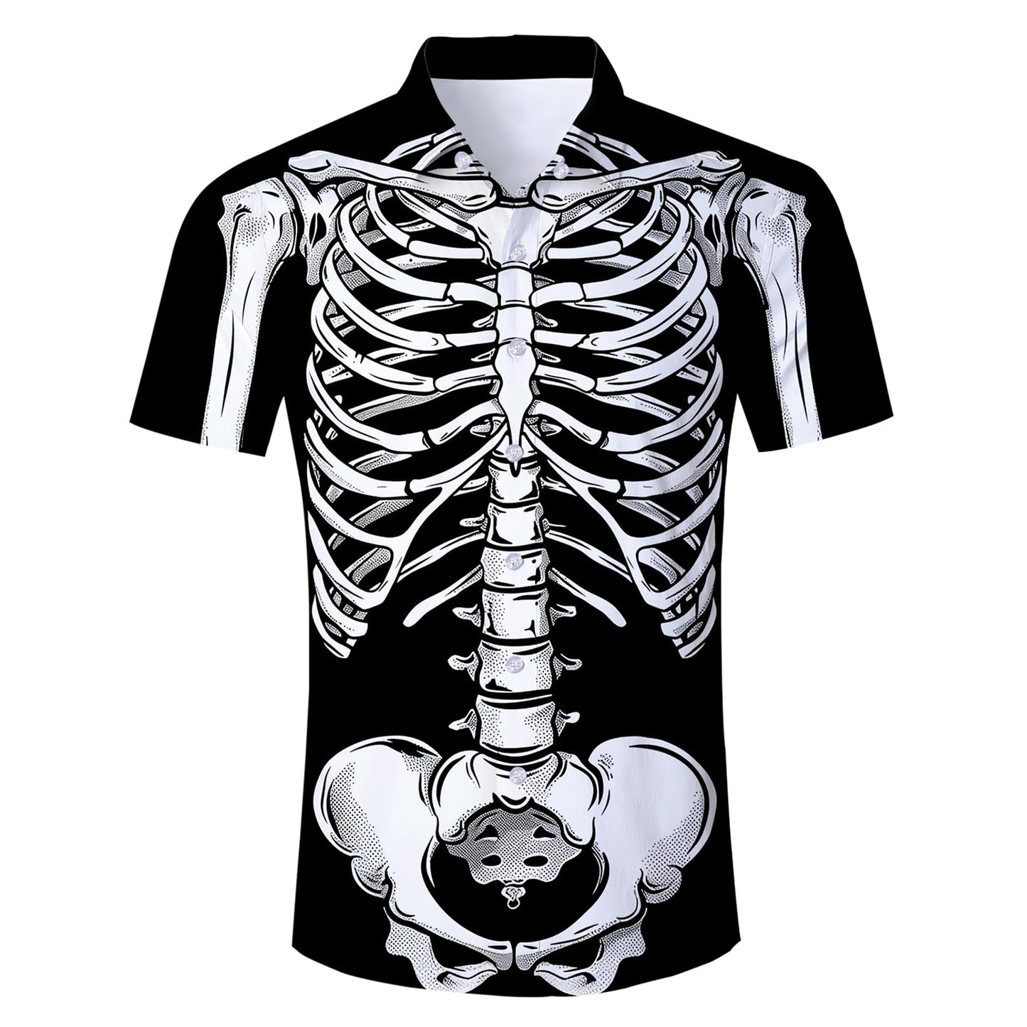 Skeleton Halloween Funny Hawaiian Shirt