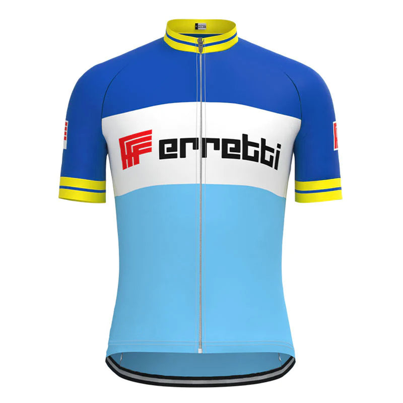 Ferretti Vintage Short Sleeve Cycling Jersey Matching Set