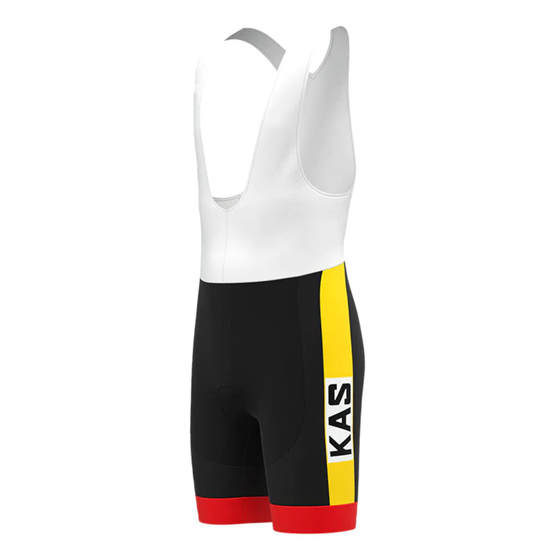 Kas Black Retro Cycling Bib Shorts