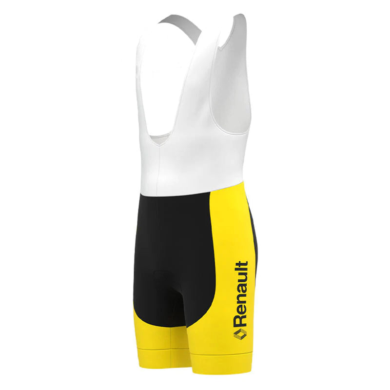 Renault gitane Yellow Vintage Short Sleeve Cycling Jersey Matching Set