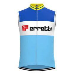 FErretti Blue Retro MTB Cycling Vest