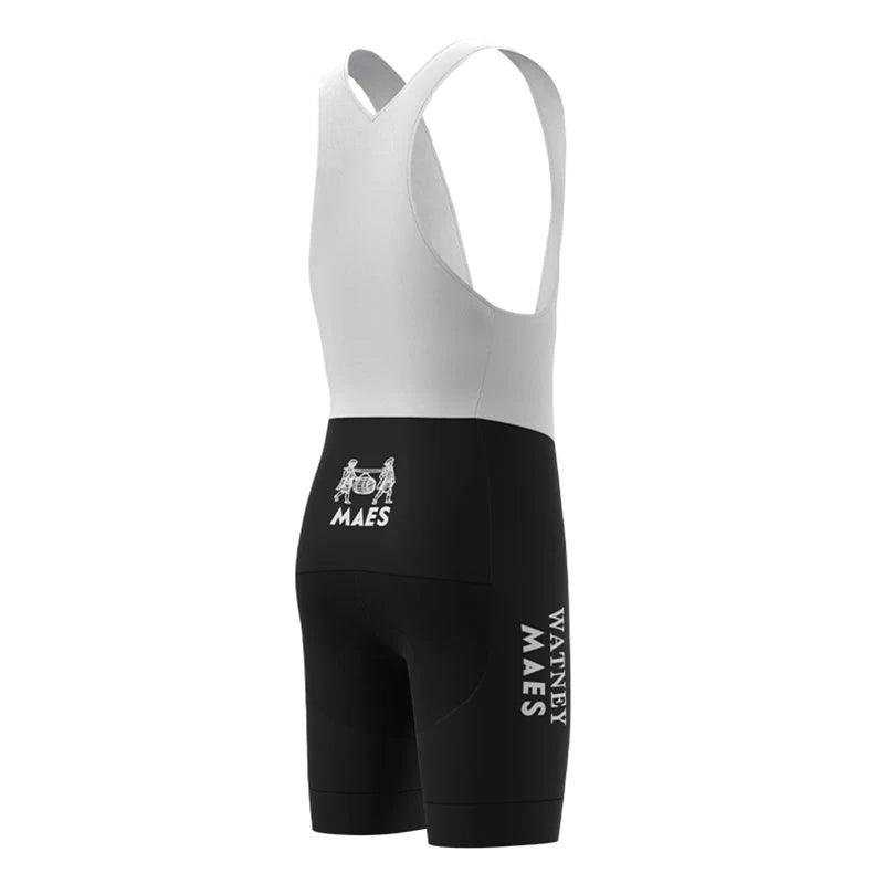 Watney Maes Black Vintage Cycling Bib Shorts