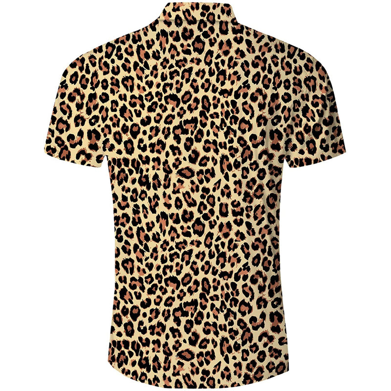 Leopard Funny Hawaiian Shirt