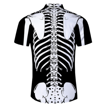 Skeleton Halloween Funny Hawaiian Shirt