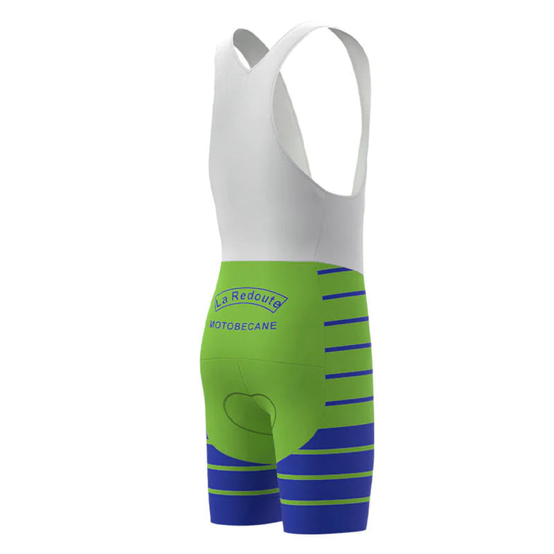 La Redoute Green Retro Cycling Bib Shorts