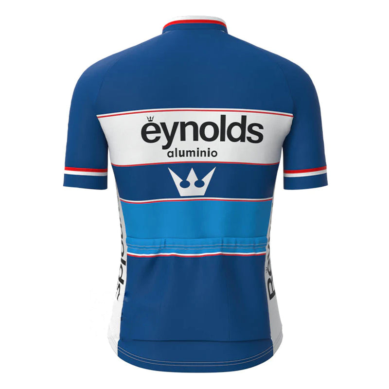 Reynolds Blue Vintage Short Sleeve Cycling Jersey Matching Set