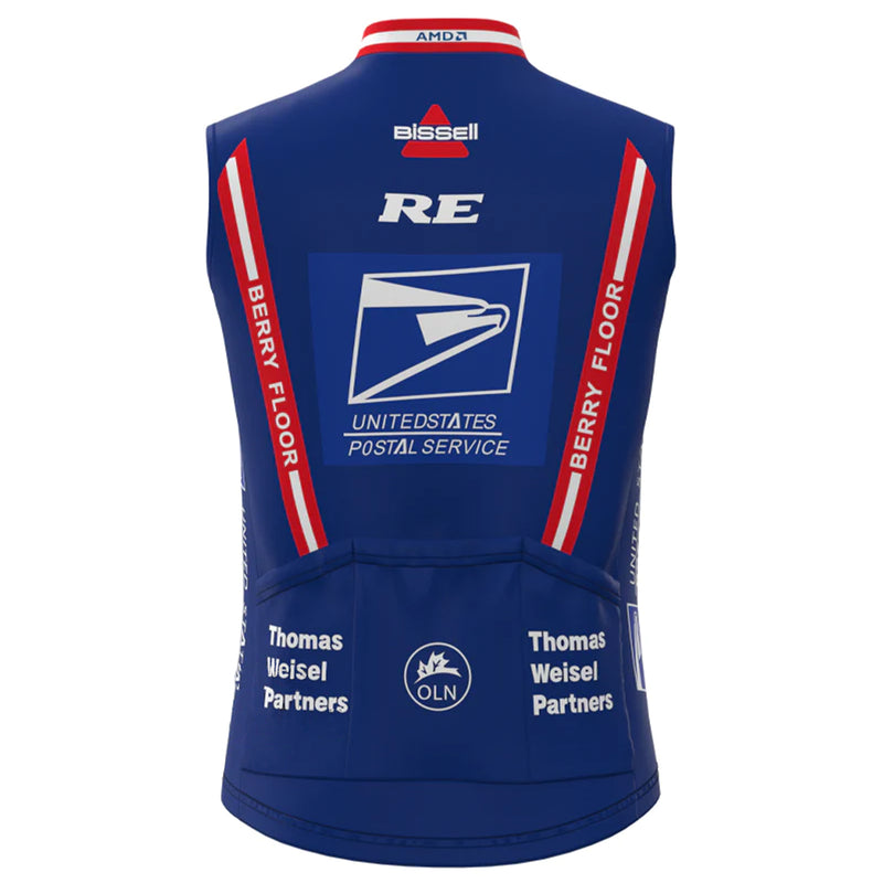 BISSELL Blue Retro MTB Cycling Vest