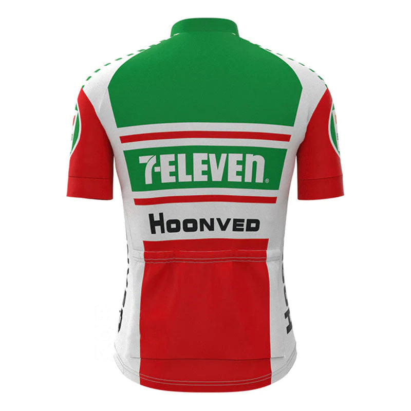 Hoonved 7-Eleven Vintage Short Sleeve Cycling Jersey Matching Set