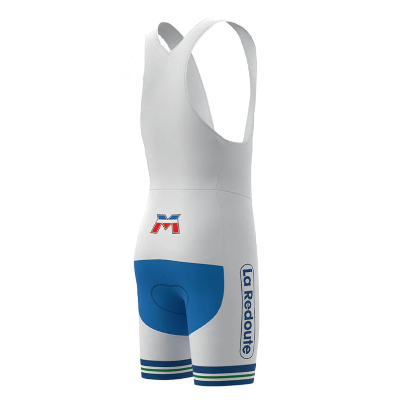 La Redoute Blue Vintage Cycling Bib Shorts