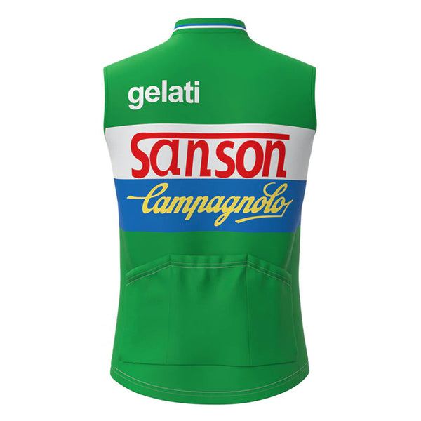 Gis Gelati Sanson Green Retro MTB Cycling Vest