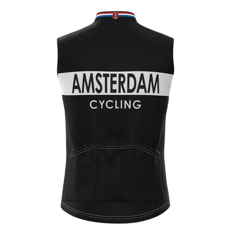 Amsterdam Black Retro MTB Cycling Vest