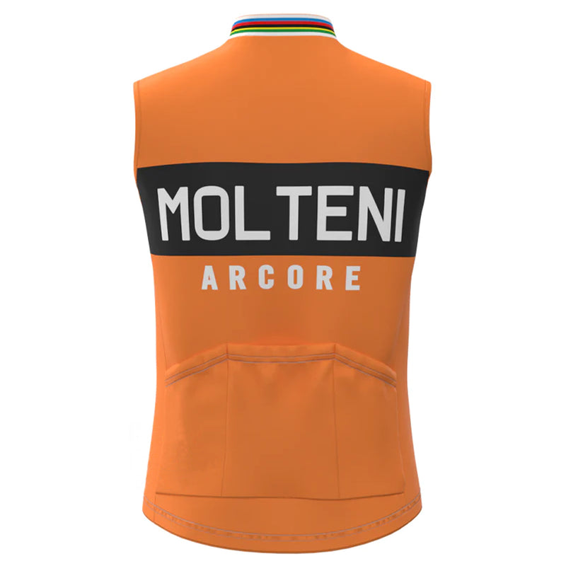 Molteni Orange Retro MTB Cycling Vest