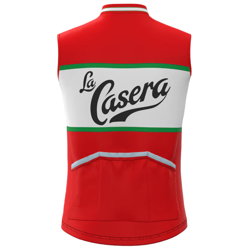 La Casera Peña Bahamontes Red Retro MTB Cycling Vest