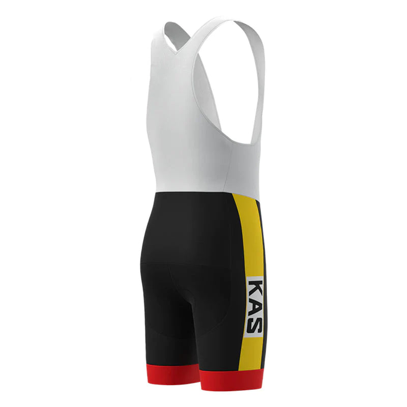 Kas Black Retro Cycling Bib Shorts