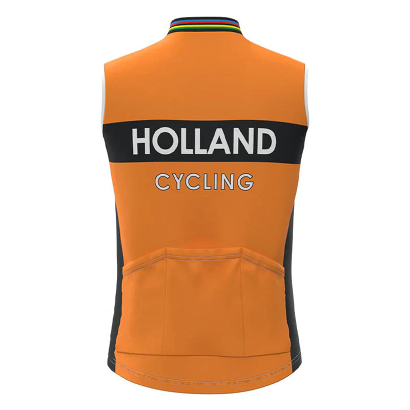 Holland Orange Retro MTB Cycling Vest
