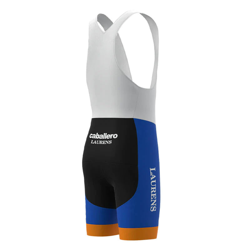 Caballero Blue Retro Cycling Bib Shorts