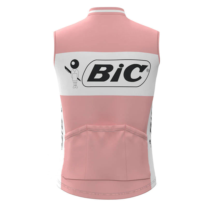 BIC Pink Retro MTB Cycling Vest