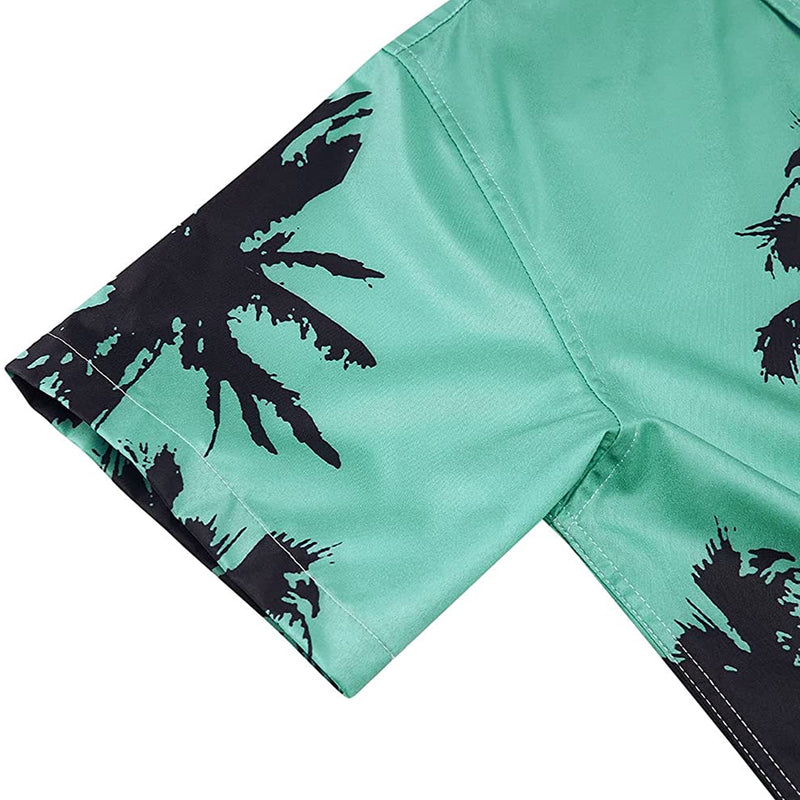 Palm Tree Green Funny Hawaiian Shirt