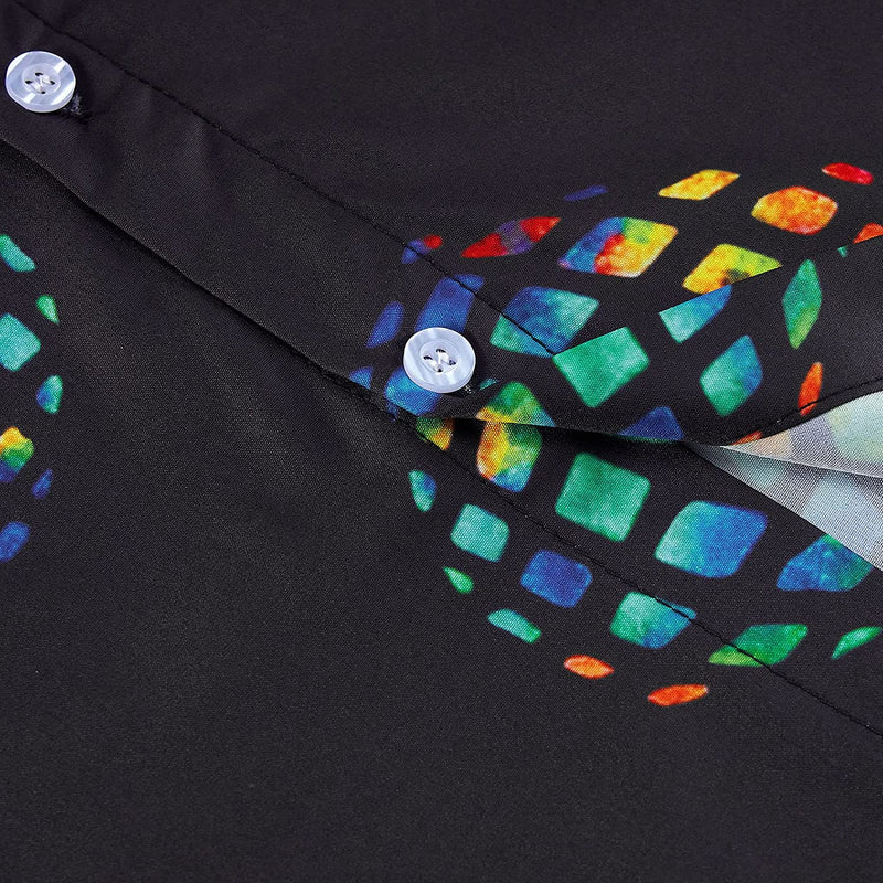 Pineapple Black Funny Hawaiian Shirt