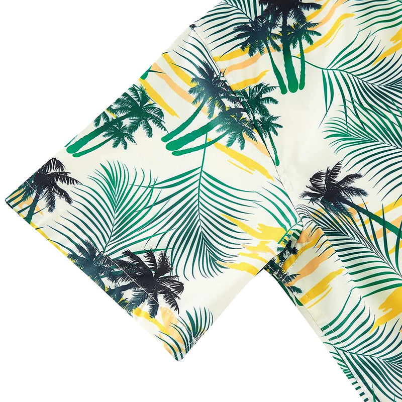 Palm Tree Leaf Novelty Hawaiian Shirt