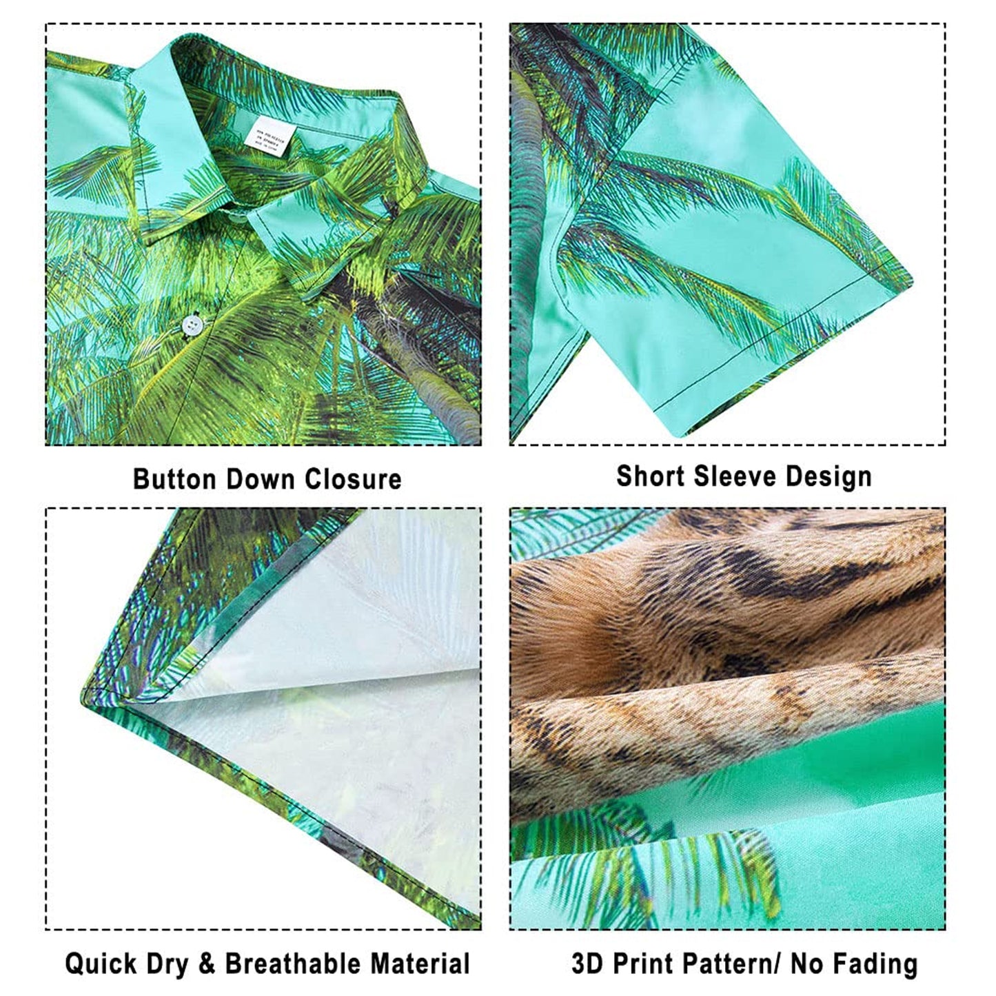 Plam Tree Singing Cat Funny Hawaiian Shirt