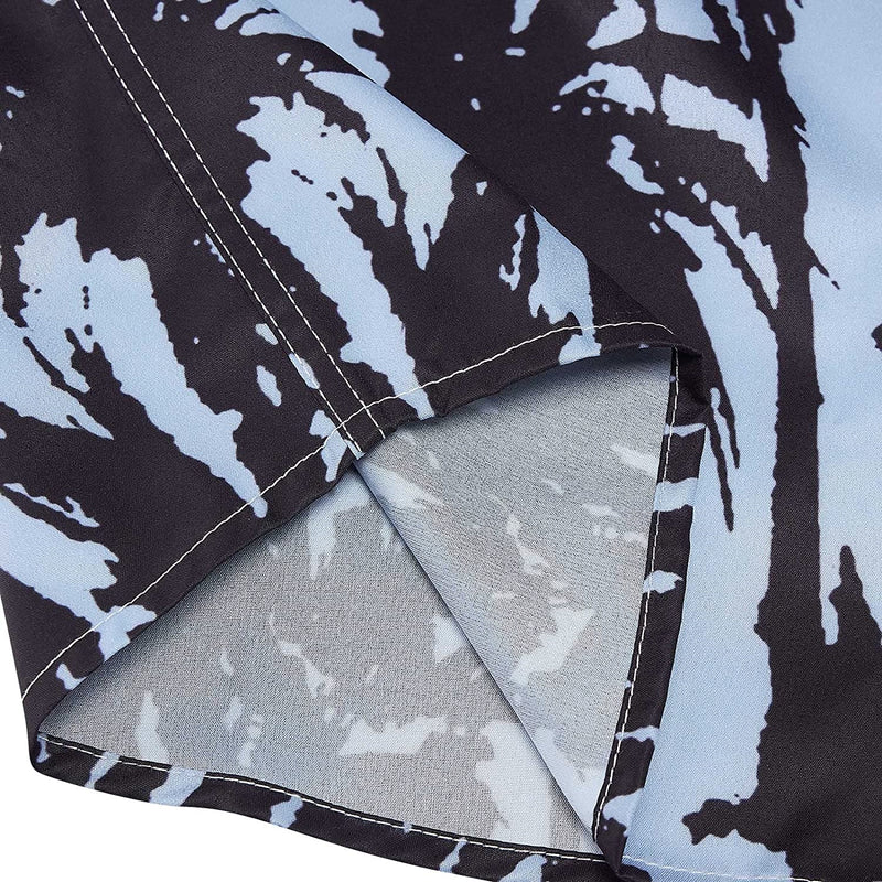 Palm Tree Light Blue Funny Hawaiian Shirt