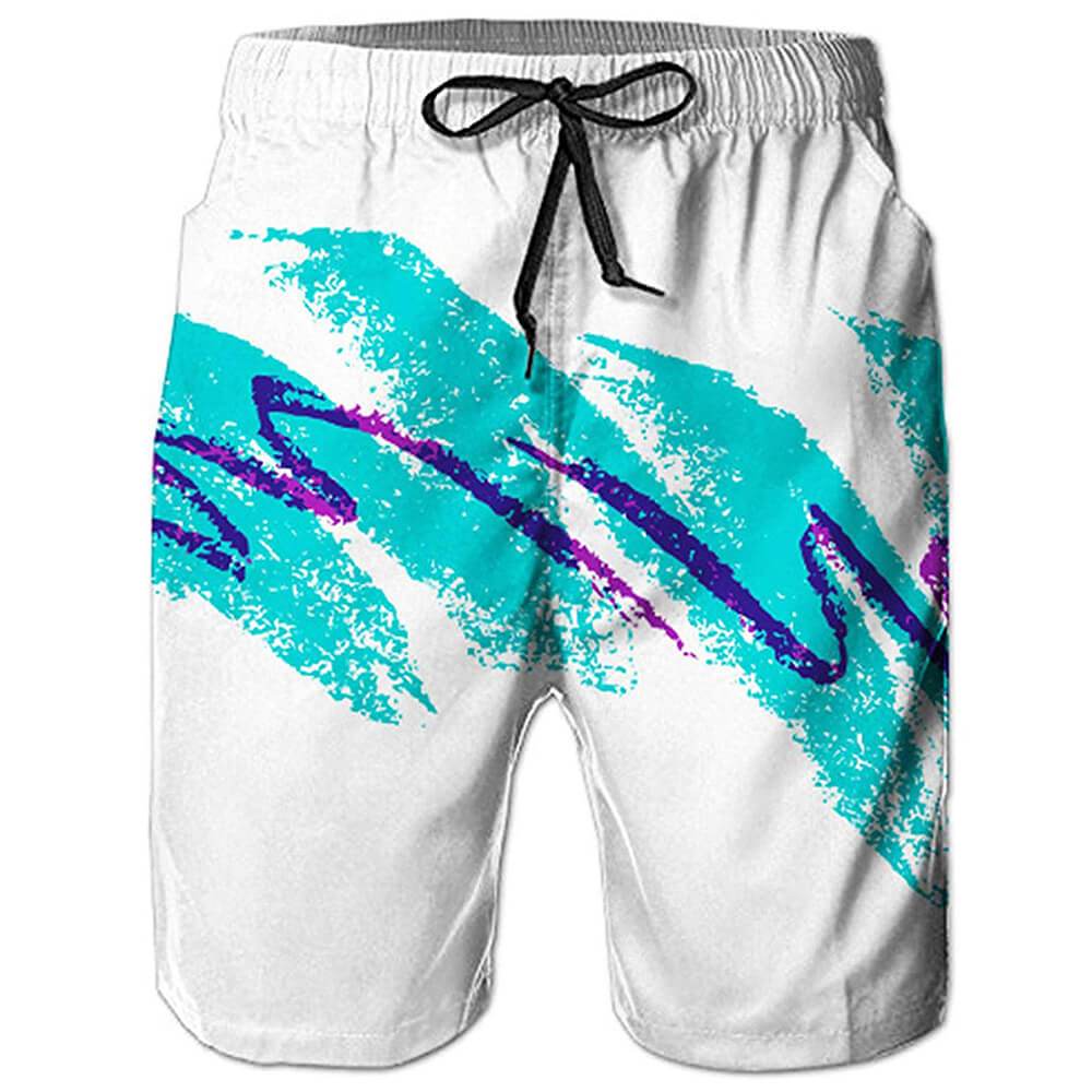 Novelty Swim Trunks Forest Coral Forest Coral