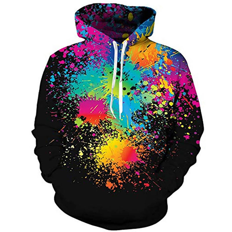 Hoodie with paint splatter discount