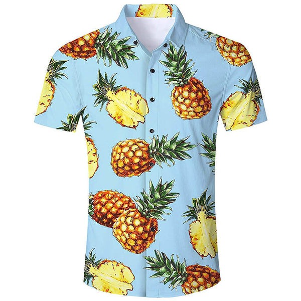 Light Blue Pineapple Shirt