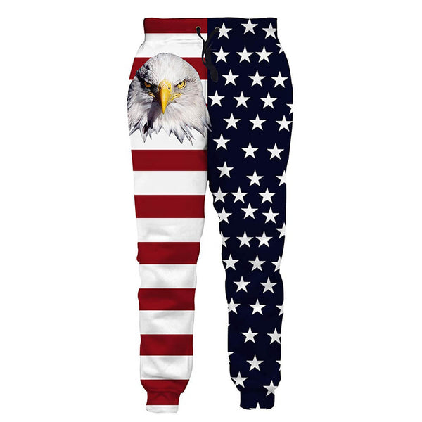 American Flag Eagle Joggers