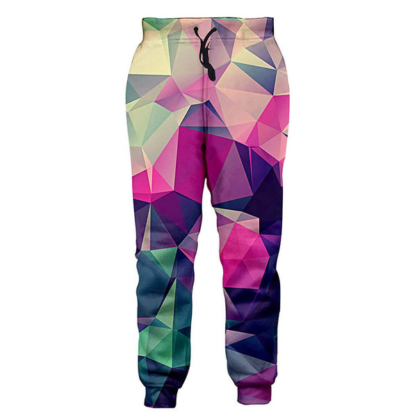 Graphic Colorful Diamond Sweatpants