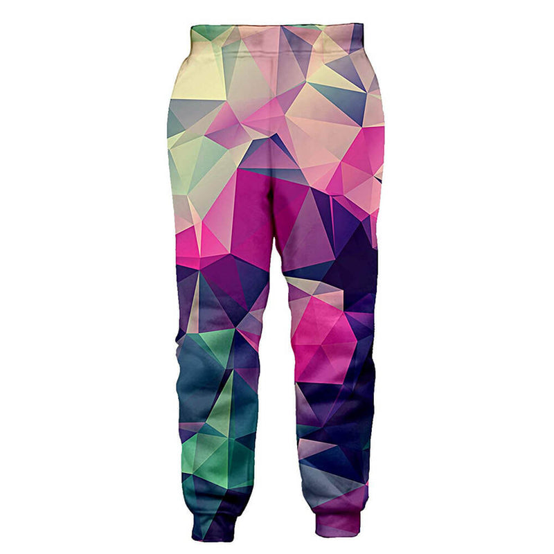 Graphic Colorful Diamond Sweatpants