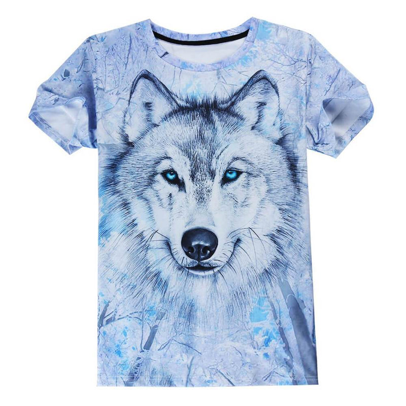 White Snow Wolf Funny T Shirt