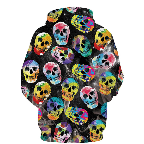 Colorful Skull Hoodie